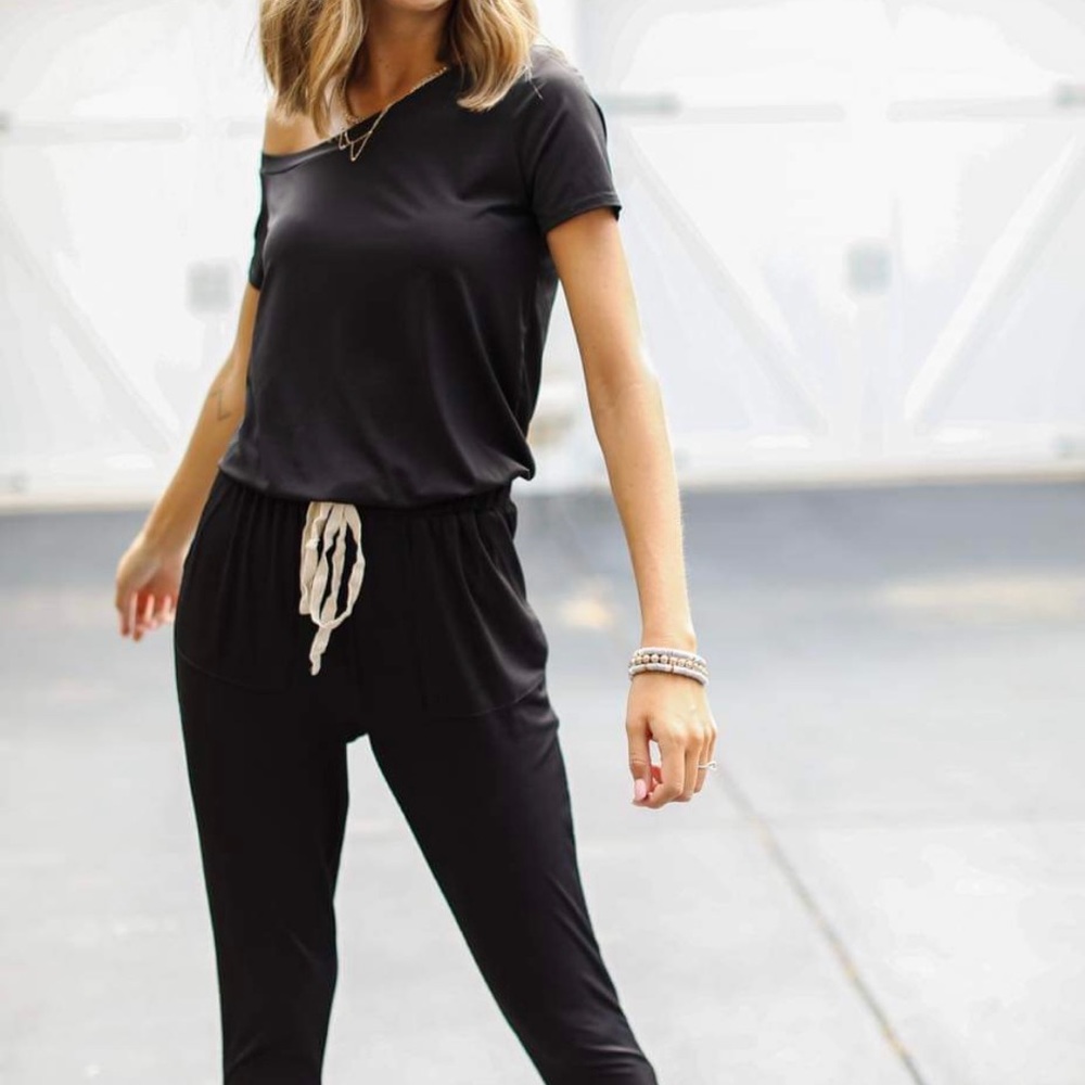 Dress Up Weekender Ribbed Jumpsuit